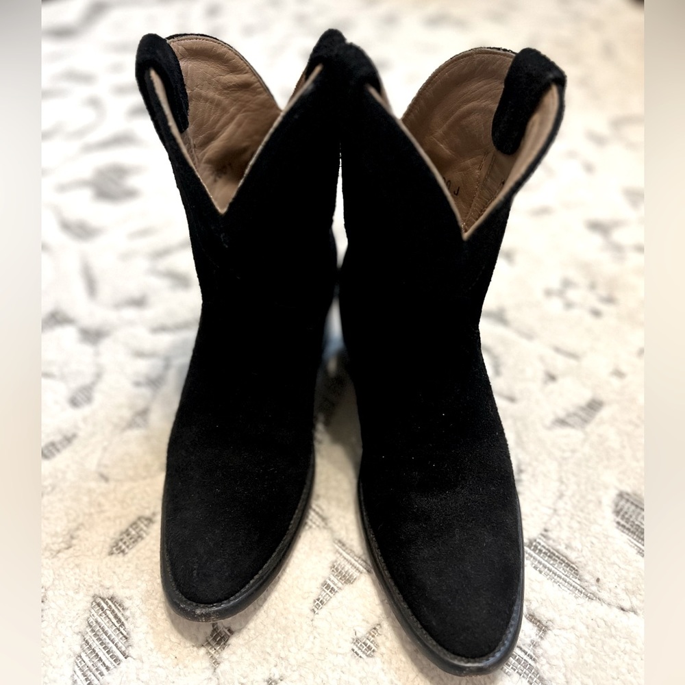 Tecovas Suede Booties